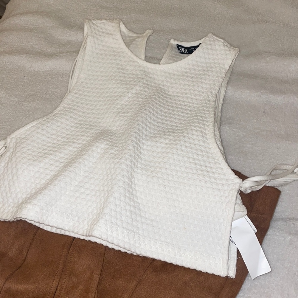 ZARA white top